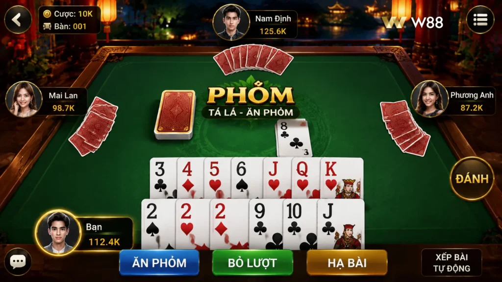 Cách chơi bài Phỏm